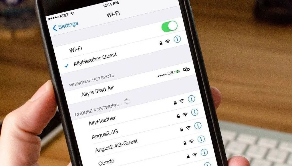 Wi-Fi en el iPhone