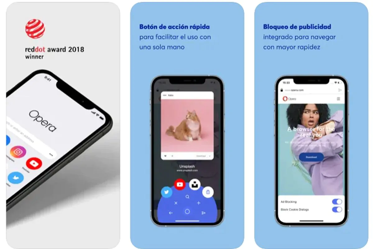 Opera: una navegador rápido y ligero con múltiples funciones