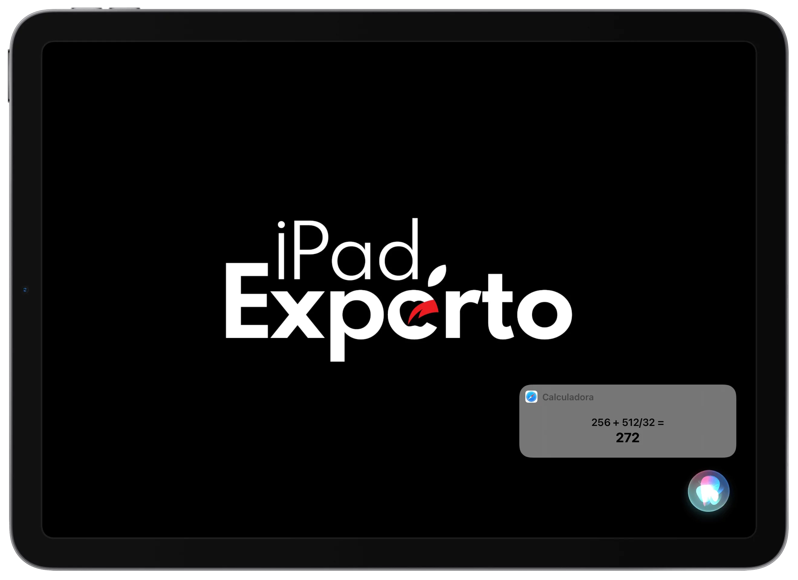 Calculadora oculta del iPad en Siri
