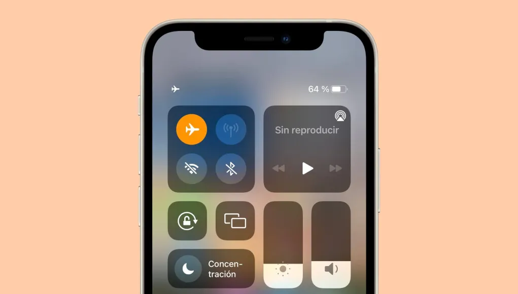 Modo avión del iPhone